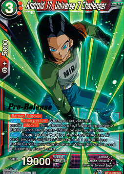 Android 17, Universe 7 Challenger