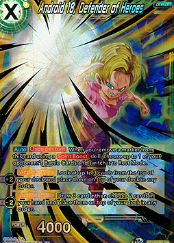 Android 18, Defender of Heroes