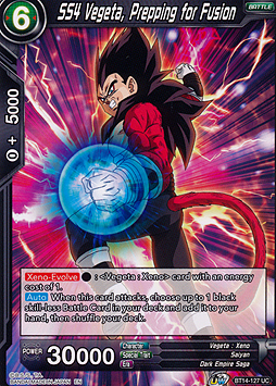 SS4 Vegeta, Prepping for Fusion