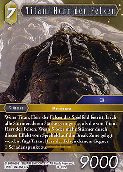 Titan, Herr der Felsen