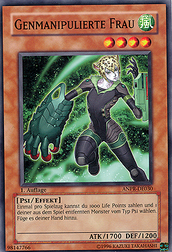 Genmanipulierte Frau