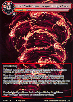 Der Zweite Segen: Tachyon, Heiliges Atom