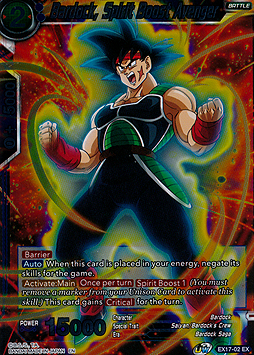 Bardock, Spirit Boost Avenger