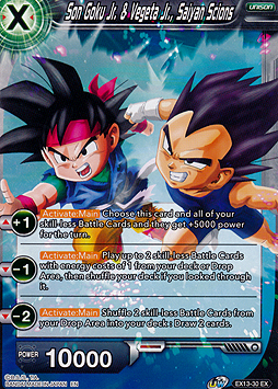 Son Goku Jr. & Vegeta Jr., Saiyan Scions