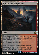 Spukender Bergkamm