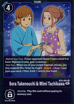 Sora Takenouchi & Mimi Tachikawa