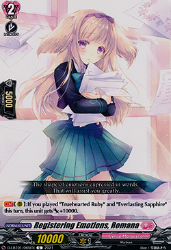 Registering Emotions, Romana