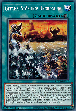 Gefahr! Störung! Unordnung!