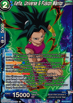 Kefla, Universe 6 Fusion Warrior