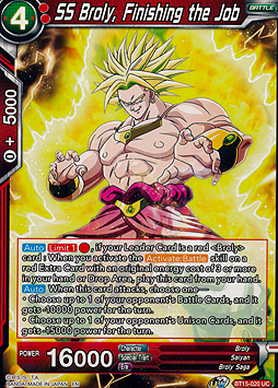 SS Broly, Finishing the Job