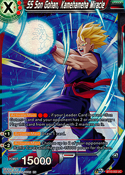 SS Son Gohan, Kamehameha Miracle