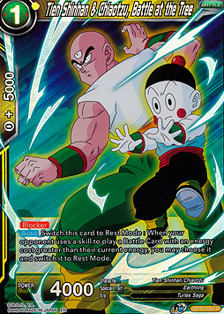 Tien Shinhan & Chiaotzu, Battle at the Tree