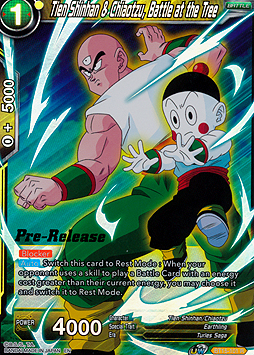 Tien Shinhan & Chiaotzu, Battle at the Tree