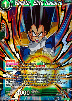 Vegeta, Elite Resolve