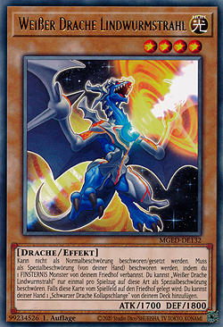 Weißer Drache Lindwurmstrahl