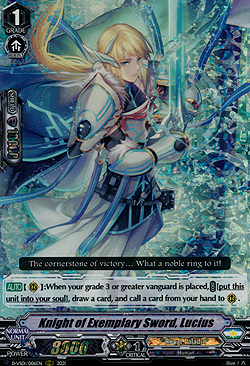 Knight of Exemplary Sword, Lucius