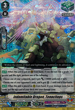 Indomitable Dragon, Tenacitops