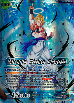 Son Goku & Vegeta // Miracle Strike Gogeta