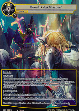 Bewahrt den Glauben!