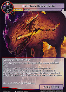 Höllenfeuer-Dämonenbestie
