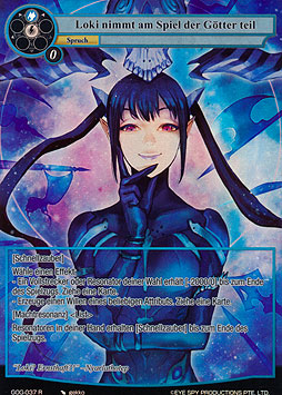 Loki nimmt am Spiel der Götter teil