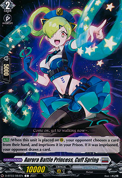 Aurora Battle Princess, Cuff Spring