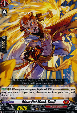 Blaze Fist Monk, Tenji