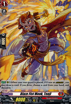 Blaze Fist Monk, Tenji