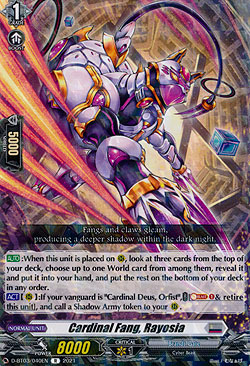 Cardinal Fang, Reyosia