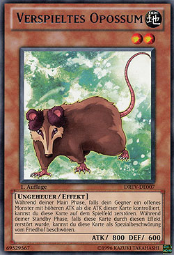 Verspieltes Opossum Duelist Revolution Boosterserien Einzelkarten Yu-Gi
