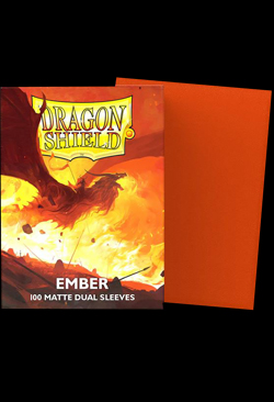 Dragon Shield Dual Sleeves Matte Ember