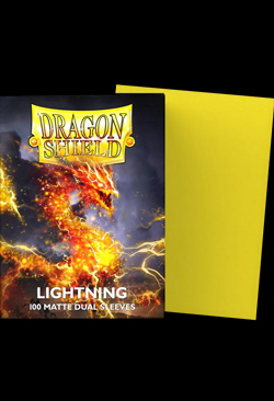 Dragon Shield Dual Sleeves Matte Lightning