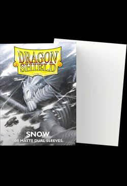 Dragon Shield Dual Sleeves Matte Snow
