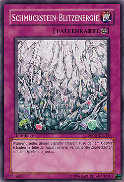 Schmuckstein-Blitzenergie