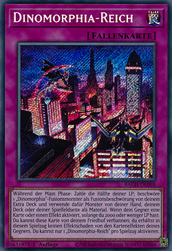 yugioh dinomorphia cards BACH-EN073 - Dinomorphia Reversion - Super Rare - Counter Trap