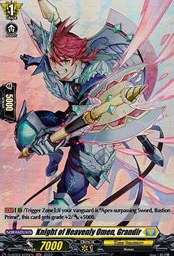 Knight of Heavenly Omen, Grandir