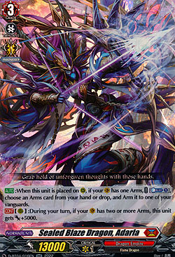 Sealed Blaze Dragon, Adarla