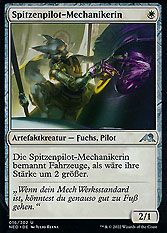 Spitzenpilot-Mechanikerin