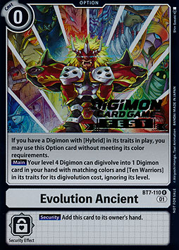 Evolution Ancient