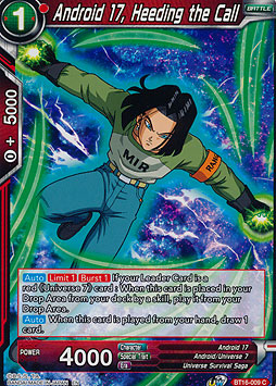 Android 17, Heeding the Call