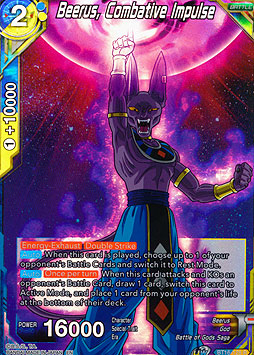 Beerus, Combative Impulse