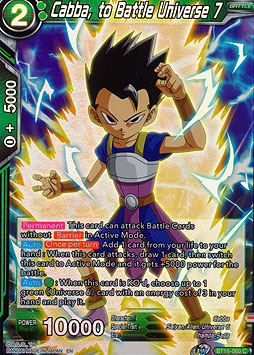 Cabba, to Battle Universe 7