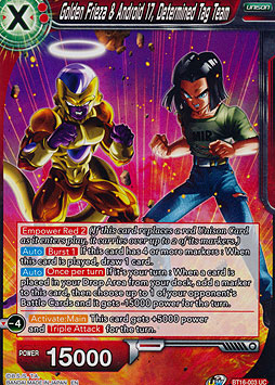 Golden Frieza & Android 17, Determined Tag Team