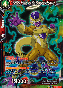 Golden Frieza, for the Universe