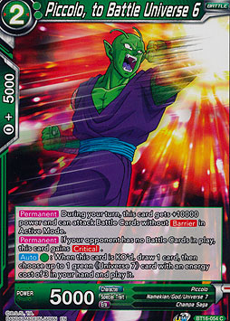 Piccolo, to Battle Universe 6