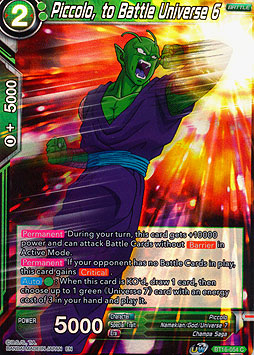 Piccolo, to Battle Universe 6