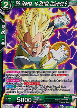 SS Vegeta, to Battle Universe 6