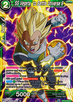 SS Vegeta, to Battle Universe 6