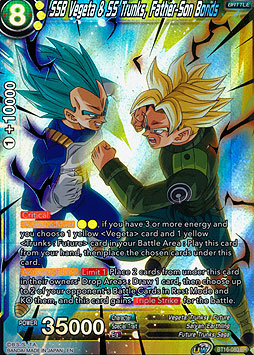 SSB Vegeta & SS Trunks, Father-Son Bonds