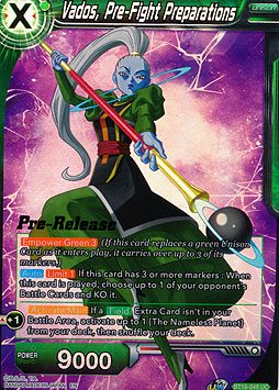 Vados, Pre-Fight Preparations